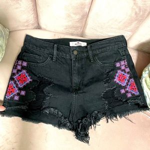 Hollister Woman Black Shorts
